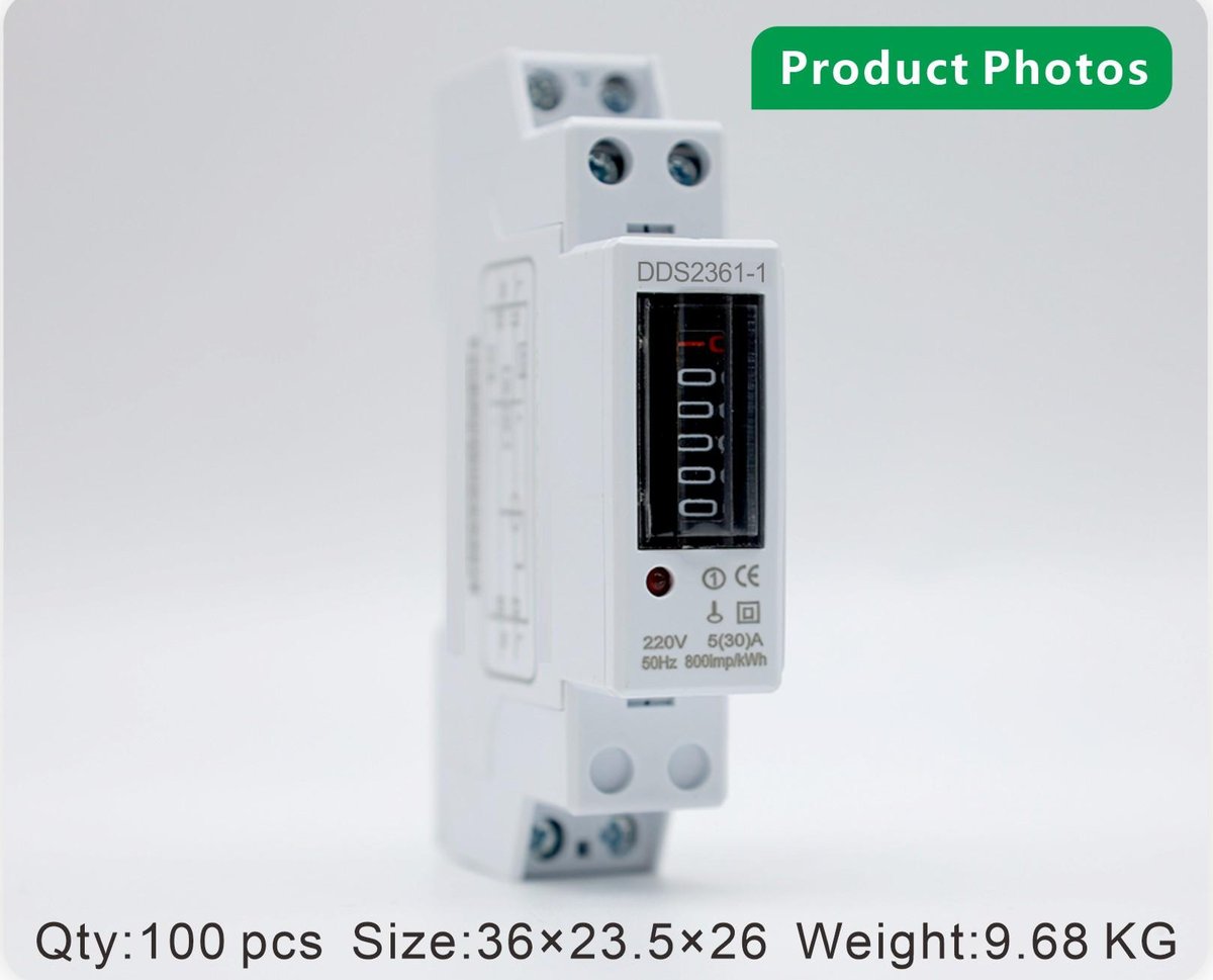 DDS2361-1 — single-phase AC DIN-rail electricity meter / 1P