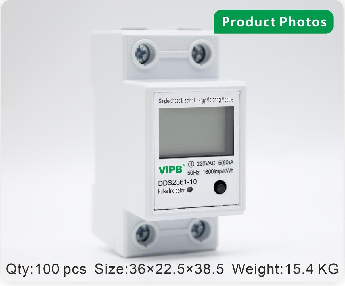 DDS2361-10 — single-phase AC DIN-rail electricity meter / 2P