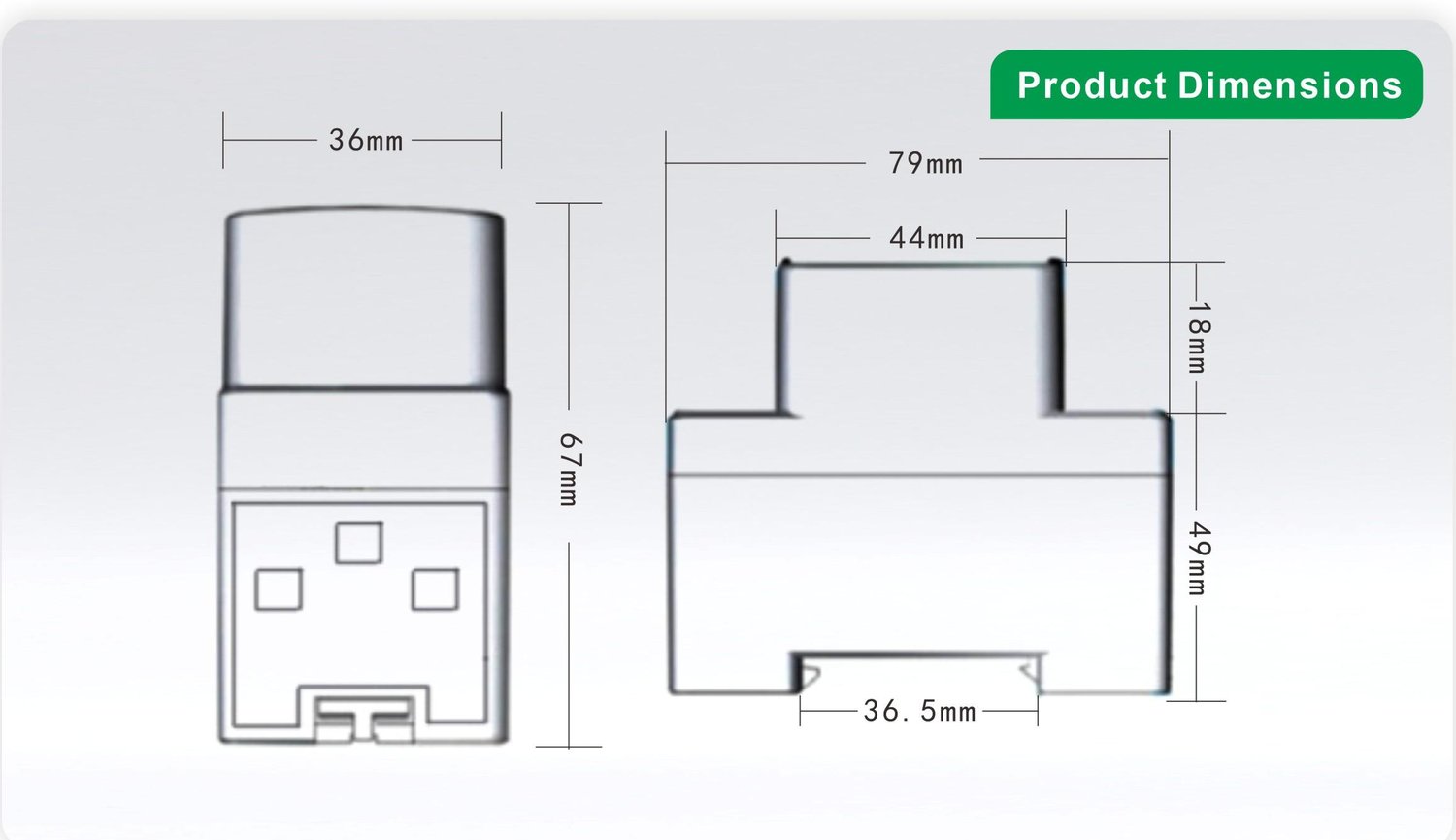 DDS2361-105 dimension drawing