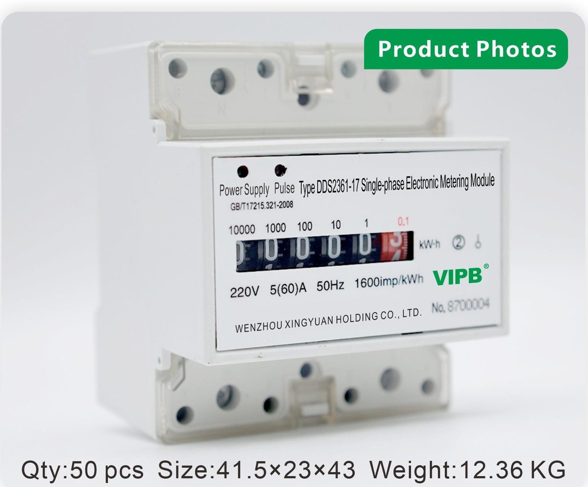 DDS2361-17 — single-phase AC DIN-rail electricity meter / 4P