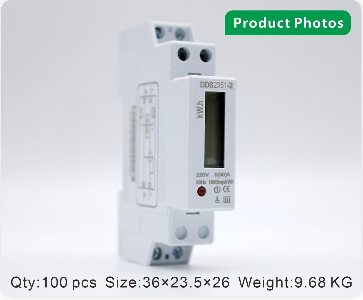 DDS2361-2 — single-phase AC DIN-rail electricity meter / 1P