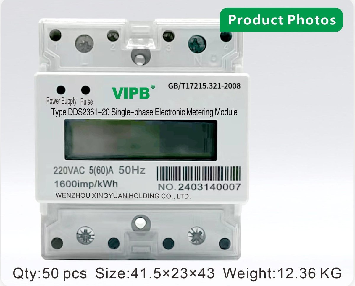 DDS2361-20 — single-phase AC DIN-rail electricity meter / 4P