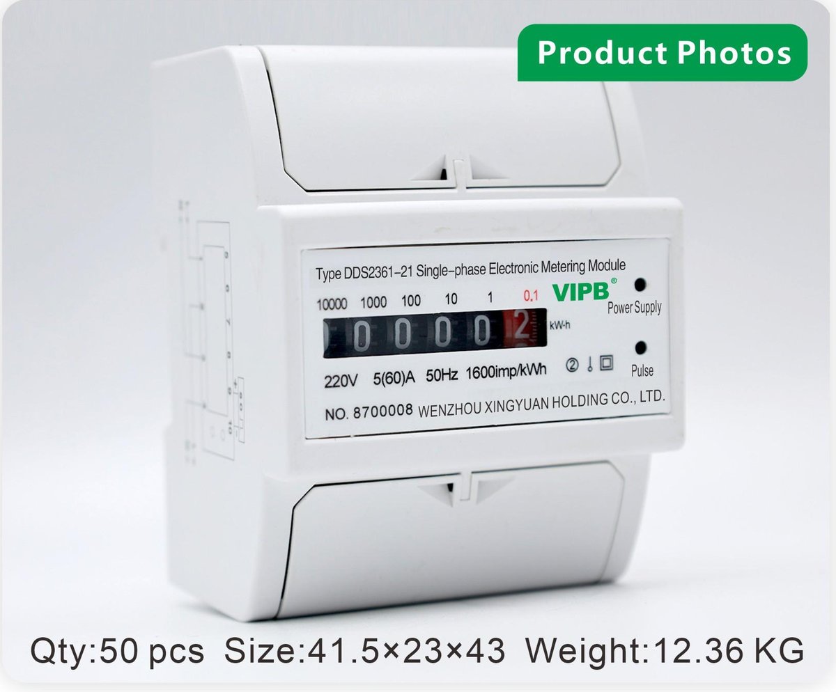 DDS2361-21 — single-phase AC DIN-rail electricity meter / 4P