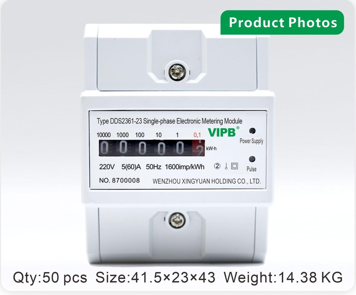 DDS2361-23 — single-phase AC DIN-rail electricity meter / 4P