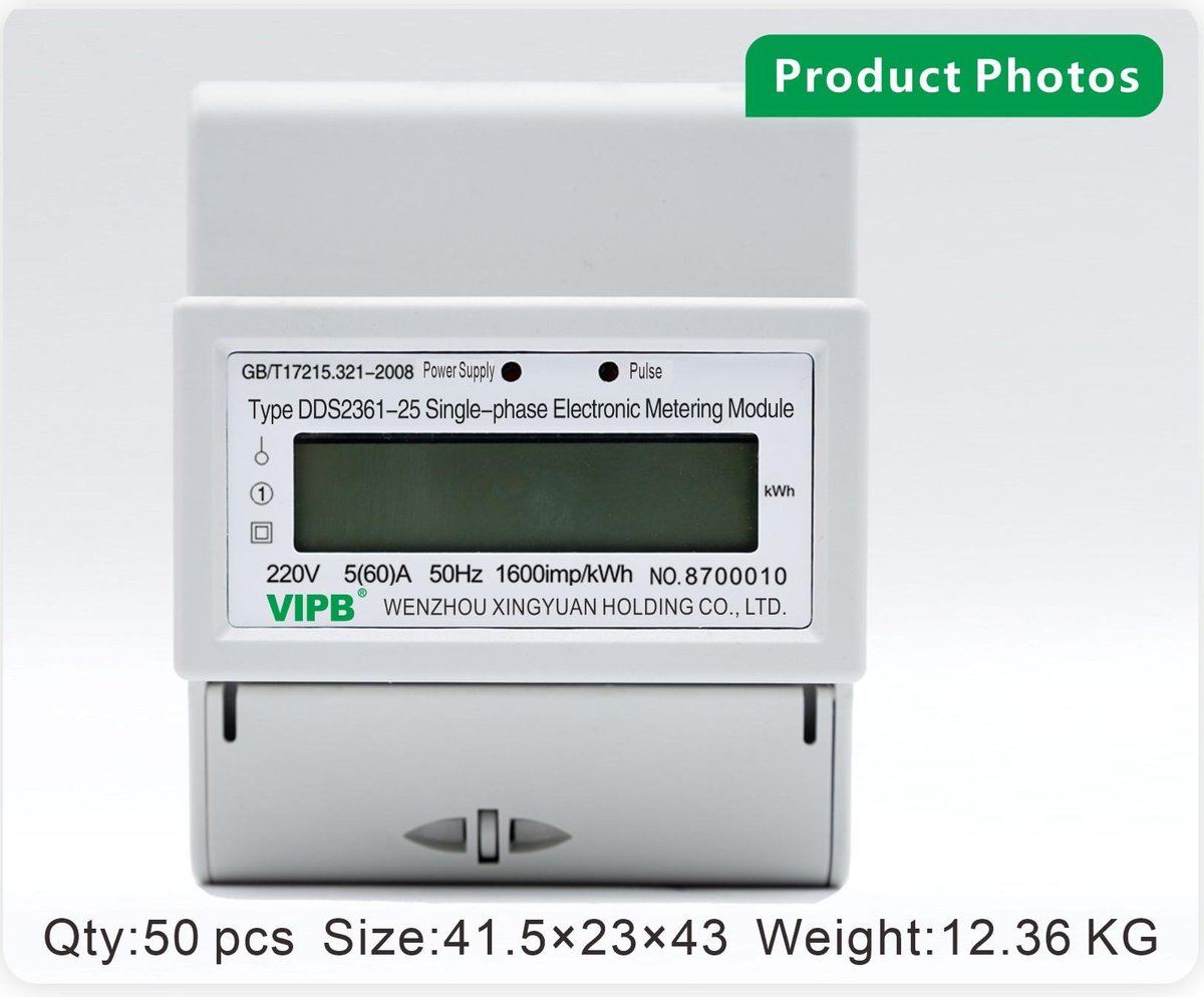 DDS2361-25 — single-phase AC DIN-rail electricity meter / 4P