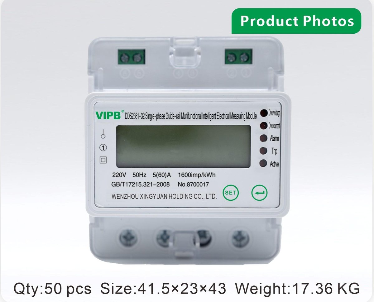 DDS2361-32 — single-phase AC DIN-rail electricity meter / 4P