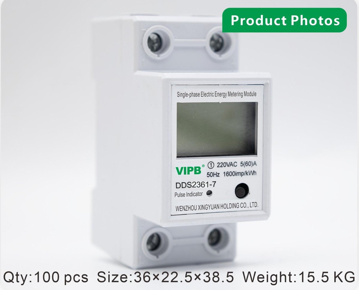 DDS2361-7 — single-phase AC DIN-rail electricity meter / 2P