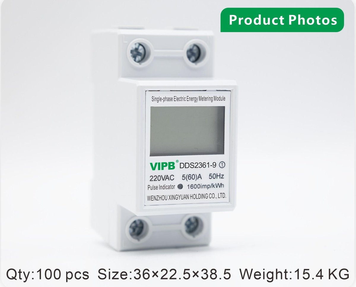 DDS2361-9 — single-phase AC DIN-rail electricity meter / 2P