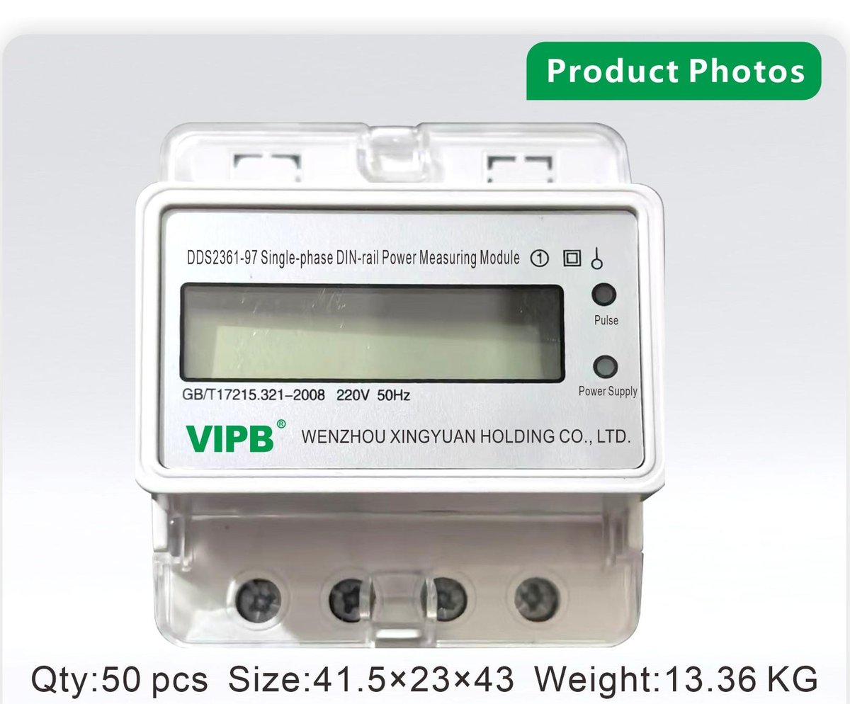 DDS2361-97 — single-phase AC DIN-rail electricity meter / 4P