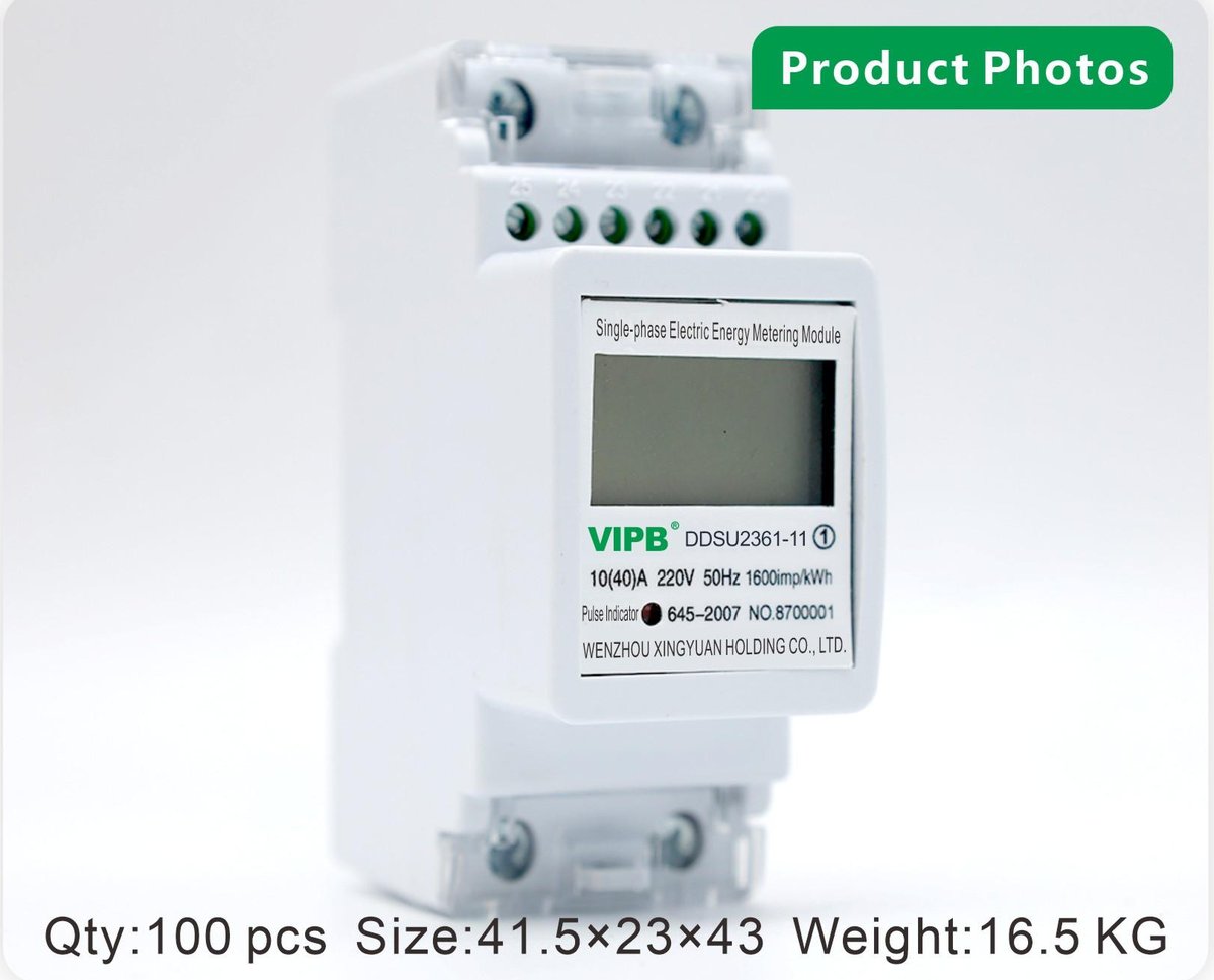 DDSU2361-11 — single-phase AC DIN-rail electricity meter / 2P