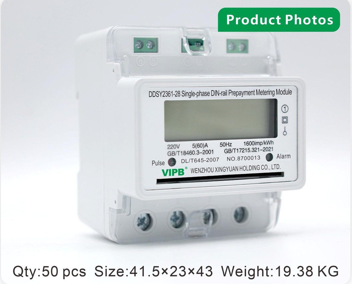DDSY2361-28 — single-phase AC DIN-rail electricity meter / 4P