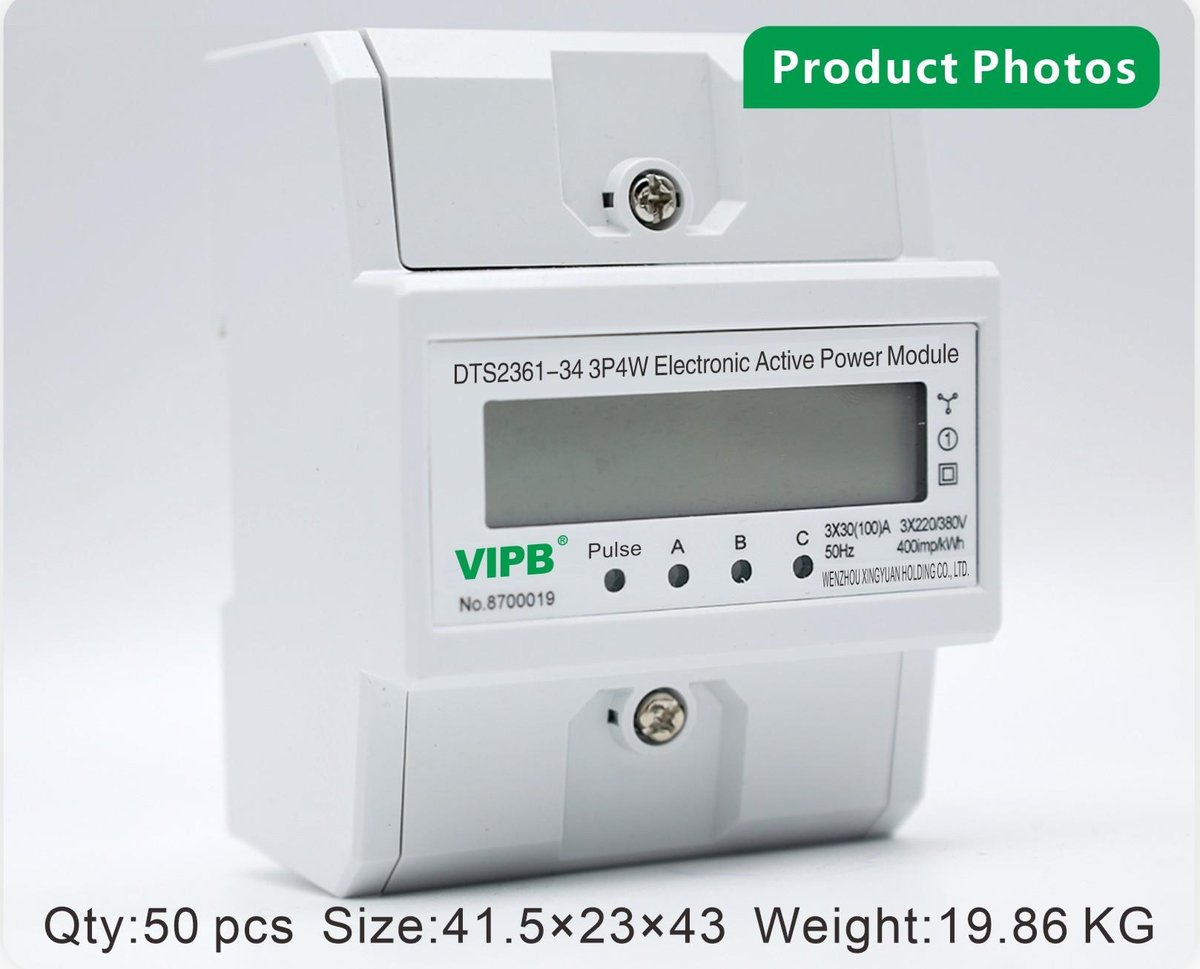 DTS2361-34 — three-phase AC DIN-rail electricity meter / 4P