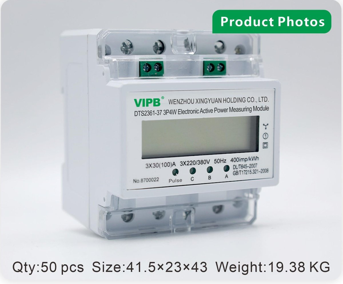 DTS2361-37 — three-phase AC DIN-rail electricity meter / 4P