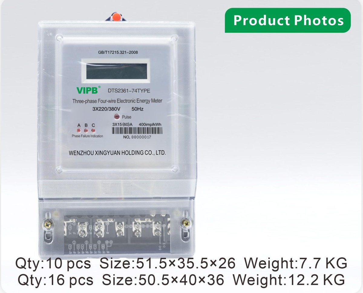 DTS2361-74 — three-phase AC wall-mounted electricity meter