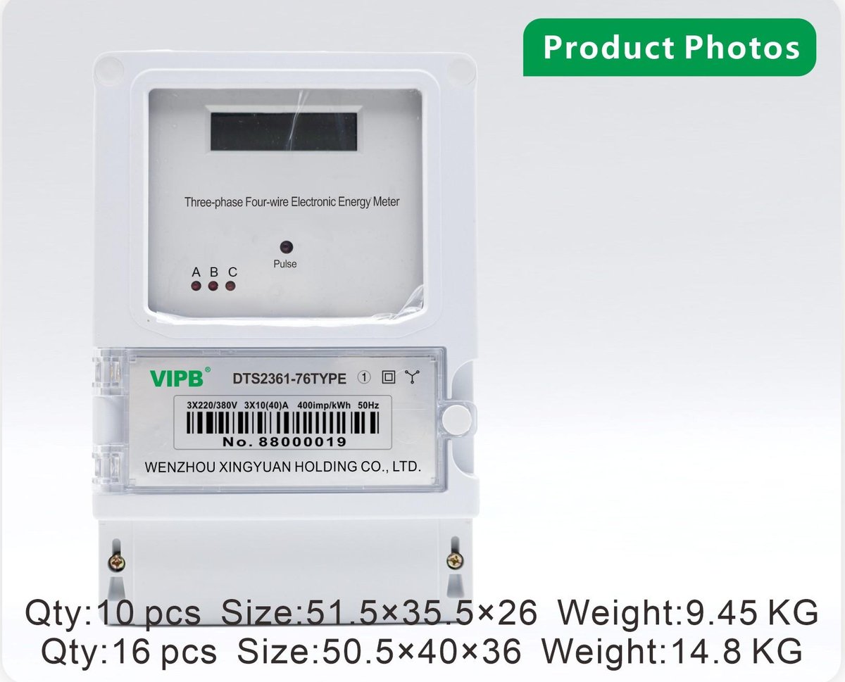 DTS2361-76 — three-phase AC wall-mounted electricity meter