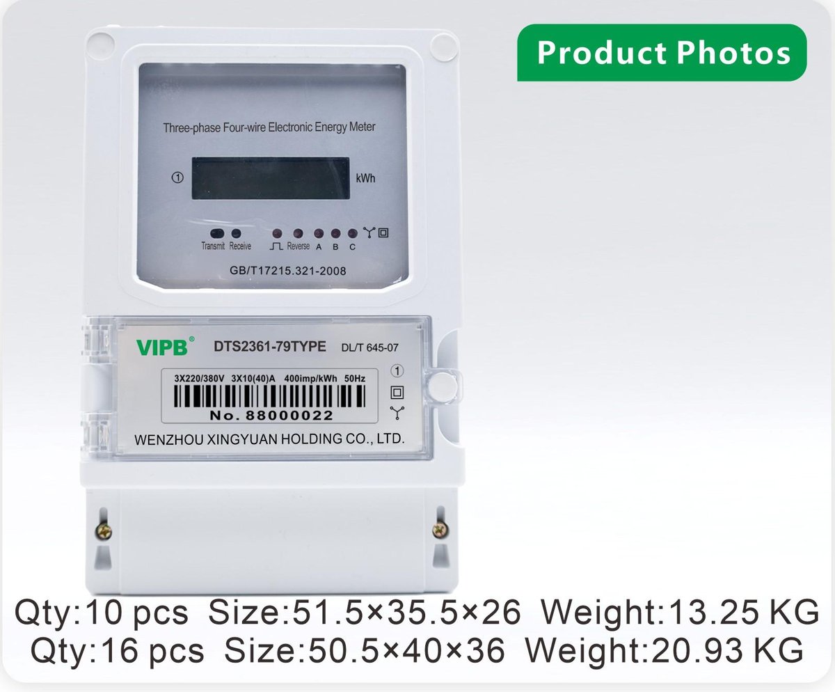 DTS2361-79 — three-phase AC wall-mounted electricity meter