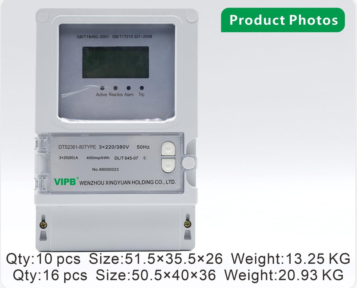 DTS2361-80 — three-phase AC wall-mounted electricity meter