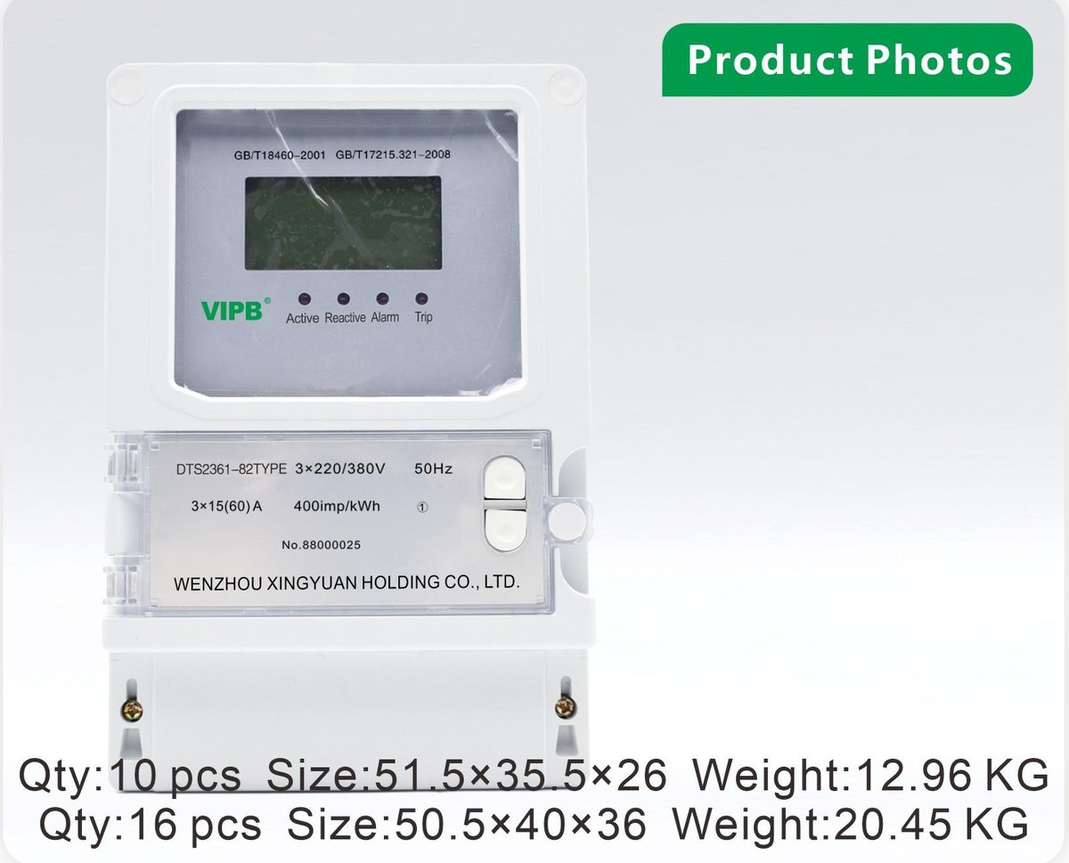 DTS2361-82 — three-phase AC wall-mounted electricity meter